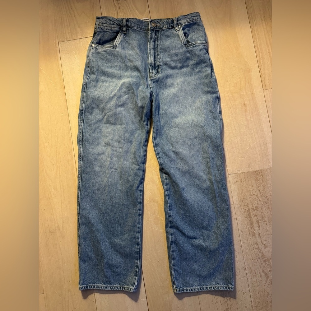 Reformation Cowboy Pointed Pocket High Waist Straight Leg Jeans